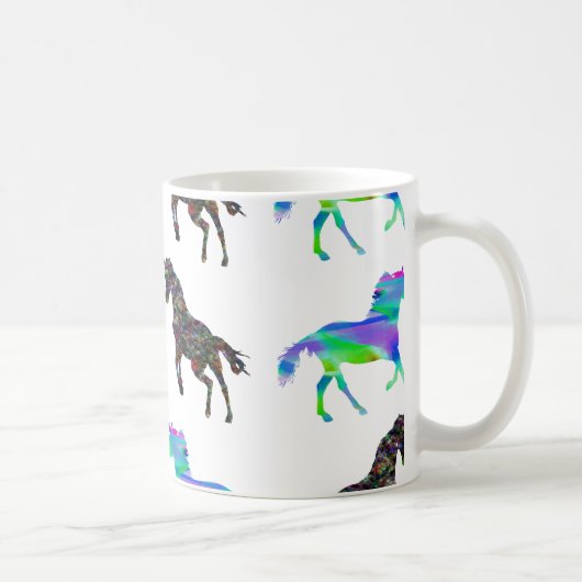Mug Licornes colorées (Droite)