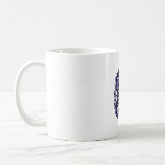 Mug Licornes Ensorcellent Chevaux et Cornes Prêt POD A (Gauche)