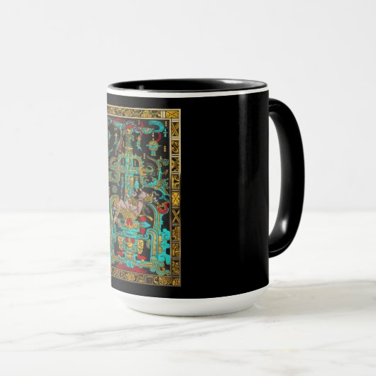 Mug Lid of Great Tomb of Pakal - Astronaut Palenque (Devant droit)