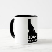 Mug L'Idaho aucun, vous le DA Ho (Devant gauche)