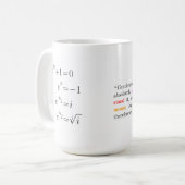Mug L'identité d'Euler (Devant gauche)