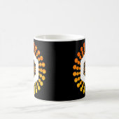 Mug Lien Chainlink Crypto Devise Cercle Orange Sunse (Centre)