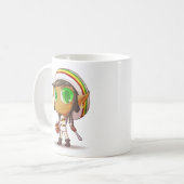 Mug Lien de Rasta - légende d'habillement de fiction (Devant gauche)