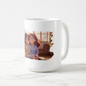 Mug Lien de Sœur – Illustration d'Art de Sœurs Magnifi (Devant droit)