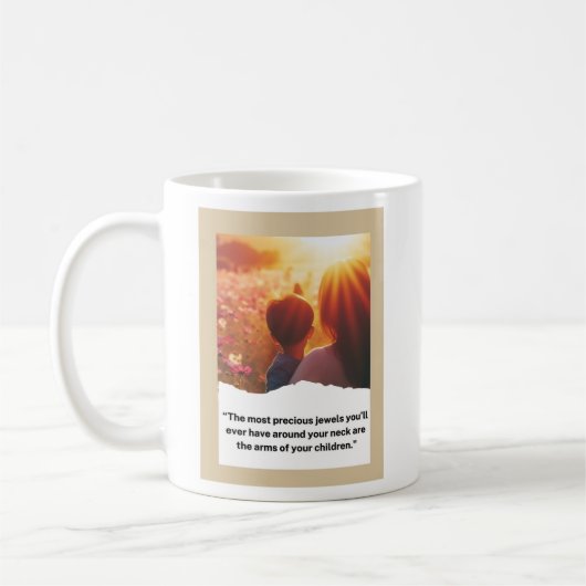 Mug Lien parent et enfant avec qoute (Gauche)