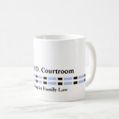 Mug Liens Bleus Professionnels Minimalistes (Devant droit)