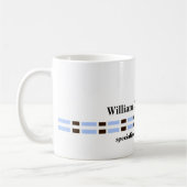 Mug Liens Bleus Professionnels Minimalistes (Gauche)