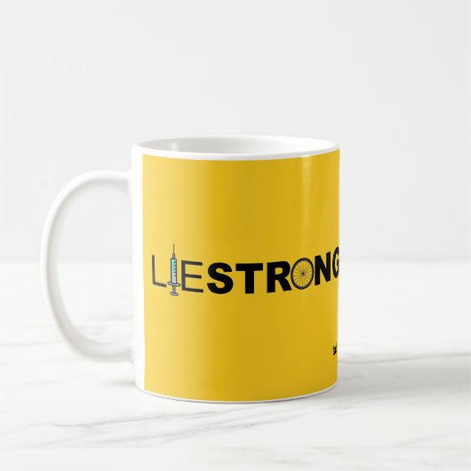 Mug LIESTRONG - Lance Armstrong (Gauche)