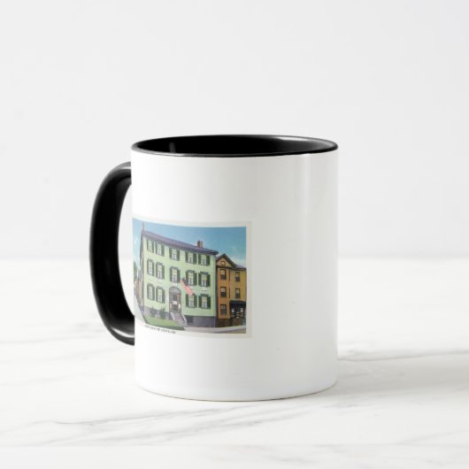 Mug Lieu de naissance du poète Longfellow (Devant gauche)