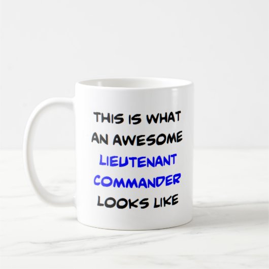 Mug lieutenant commandant, génial (Gauche)