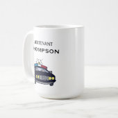 Mug Lieutenant de police personnalisée (Devant gauche)