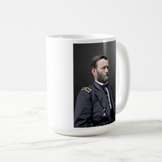 Mug Lieutenant-général Ulysses S. Subvention (Devant droit)