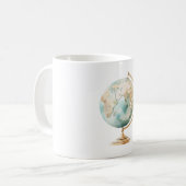 Mug Lieux de voyage dans le monde Globe (Devant gauche)
