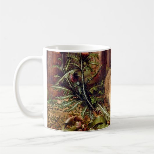Mug Lièvre dans la forêt Hans Hoffmann Rabbit Peinture (Gauche)
