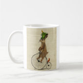 Mug lièvre de mars sur Penny Farthing 3 (Gauche)