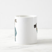 Mug Lièvre en Manteau Turquoise 2 (Centre)