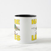 Mug lièvre perte drôle cheveux perte fable pun dessin  (Centre)