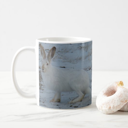 Mug Lièvres de raquette R23 (Avec donut)