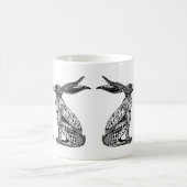Mug Lièvres se reposants (Centre)