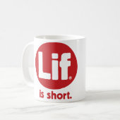 Mug Lif. C'est court. Rustique. (Devant gauche)