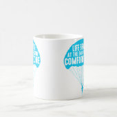 Mug Life Begins At The End Of Your Comfort Zone Funny (Centre)