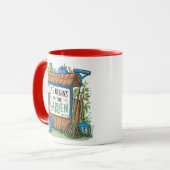 Mug "Life begins in the garden." (Devant gauche)