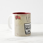 Mug Life Café Mug (Devant gauche)