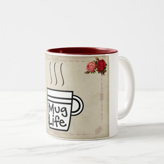 Mug Life Café Mug (Devant droit)