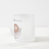 Mug Life Chose Me Minimalist Frosted Mug (Devant gauche)