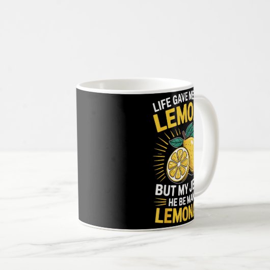 Mug Life Gave Me Some Lemons But My Jesus (Devant droit)