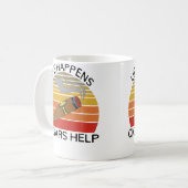 Mug Life Happens Cigars Help For Cigar Smokers (Devant gauche)