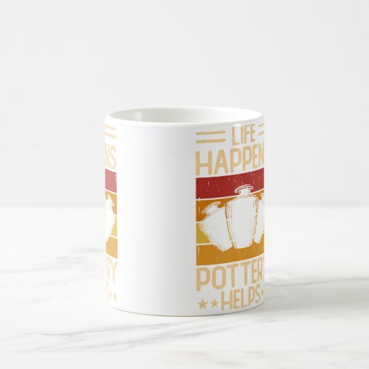 Mug Life Happens Pottery Helps (Centre)