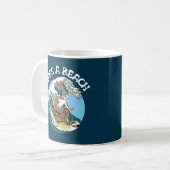 Mug Life is a Beach - Rabbit and Turtle Surfing (Devant gauche)