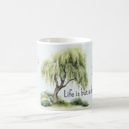 Mug Life is a dream Tree Birds (Centre)