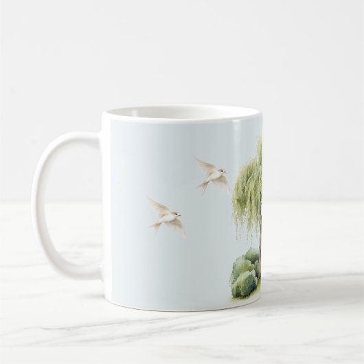 Mug Life is a dream Tree Birds (Gauche)