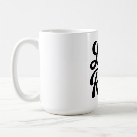 Mug Life is a Race Custom-Cut Vinyl Motivational  (Gauche)