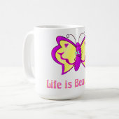 Mug Life Is Beautiful Butterfly (Devant gauche)
