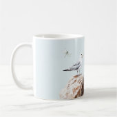 Mug Life is Beautiful Sea Bird Ocean Wave Dragonfly (Gauche)