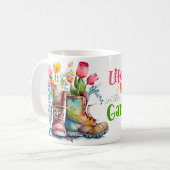 Mug Life Is Better In The Garden Floral Boots (Devant gauche)