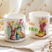 Mug Life Is Better In The Garden Floral Boots