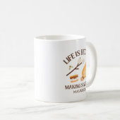 Mug Life Is Better Making S'mores Birthday (Devant droit)