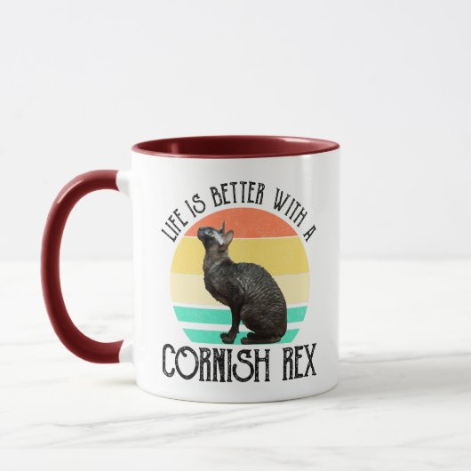 Mug Life Is Better With A Cornish Rex (Gauche)