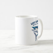 Mug Life Is Better With A Wahoo Funny Salt Water Fishi (Devant droit)