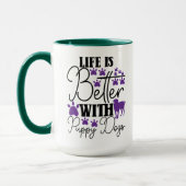 Mug Life Is Better With Puppy Dogs Cute Dog Lover (Gauche)