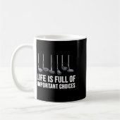 Mug Life Is Full Of Imrtant Choices Golf Christmas  (Gauche)