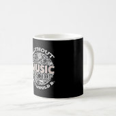 Mug Life Without Music serait Flat Bb Musicien (Devant droit)
