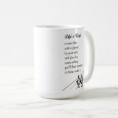 Mug Life's Road - Un mauvais poème amusant pour un ami (Devant droit)
