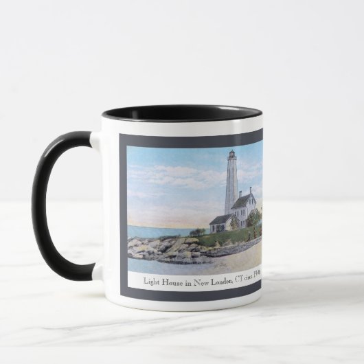 Mug Light House New London CT (Gauche)