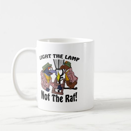 Mug Light The Lamp Not The Rat Funny Christmas (Gauche)