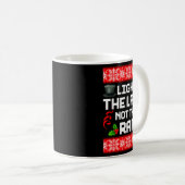 Mug Light The Lamp Not The Rat Funny Christmas Matchin (Devant droit)